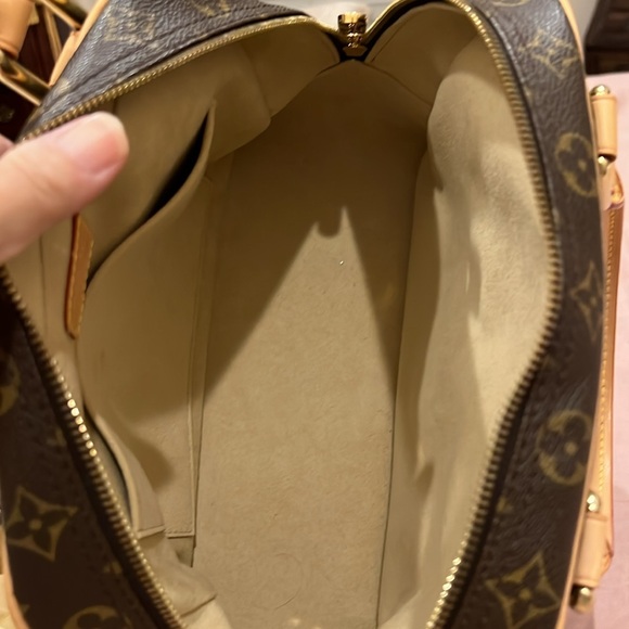 Small Manhattan Genuine LV. Used once. Handles still so new. - Picture 7 of 9